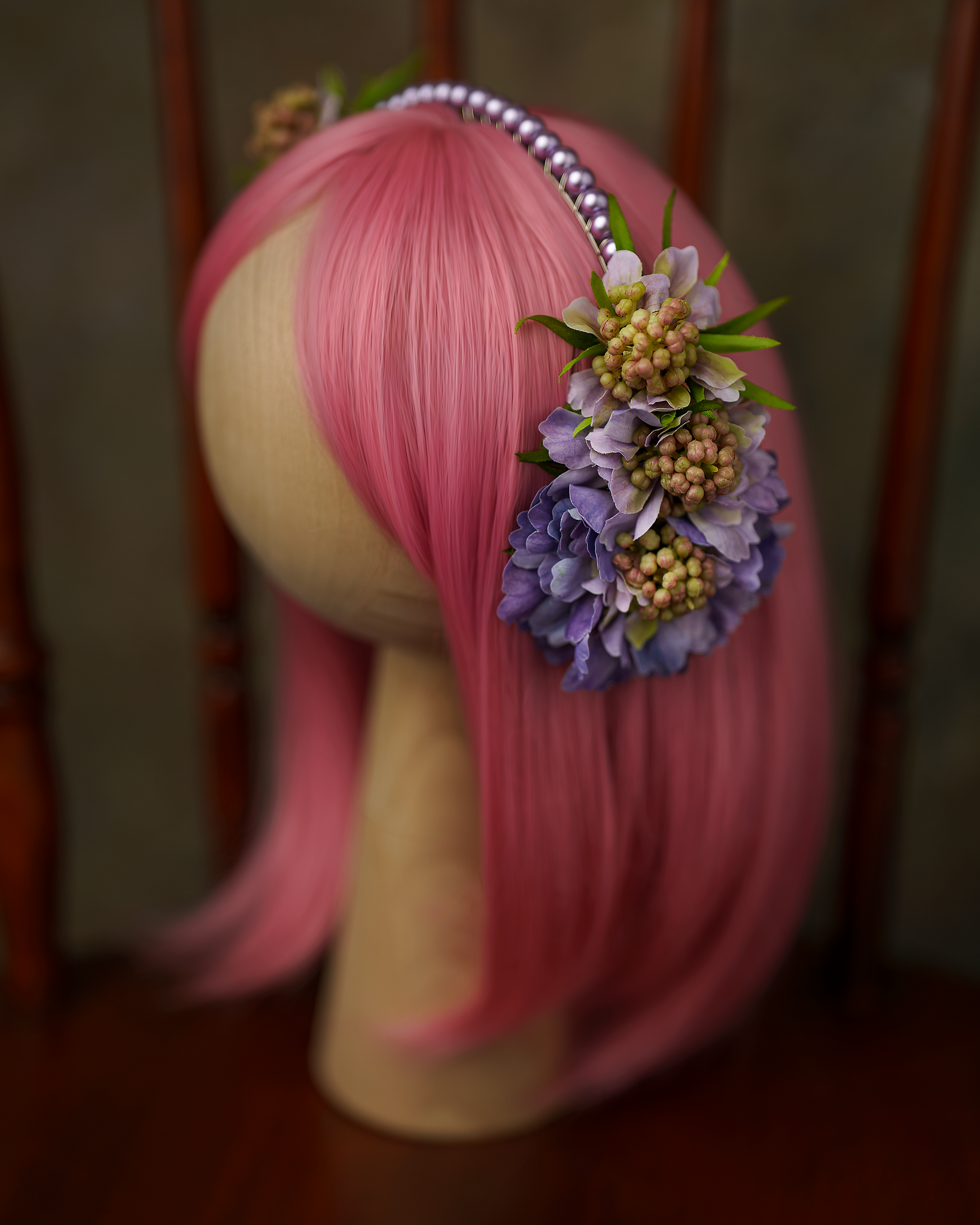 Opaska Floral Melody – Violet - obrazek 2