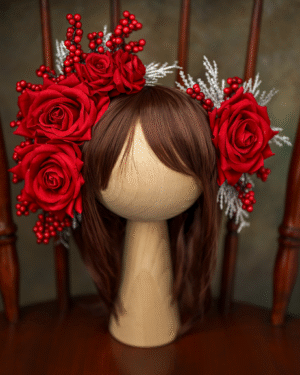 Opaska Silver Rose