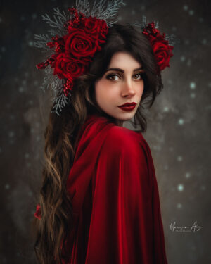 Opaska Silver Rose
